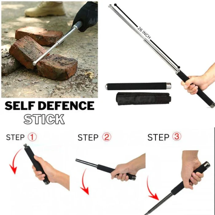 Multi-Function Self Defense Stick